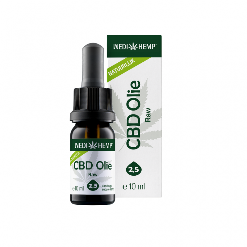 Wedihemp cbd olie raw bio 2,5%